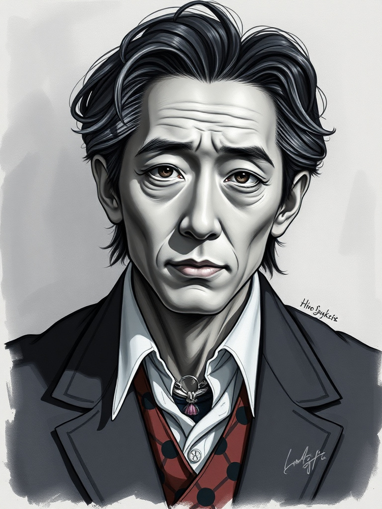 Hirohiko Araki portrait